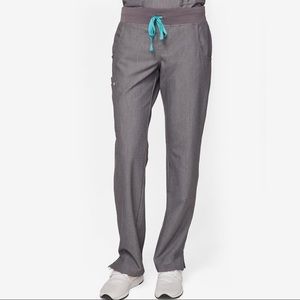 Figs Kade cargo scrub pants, heather grey